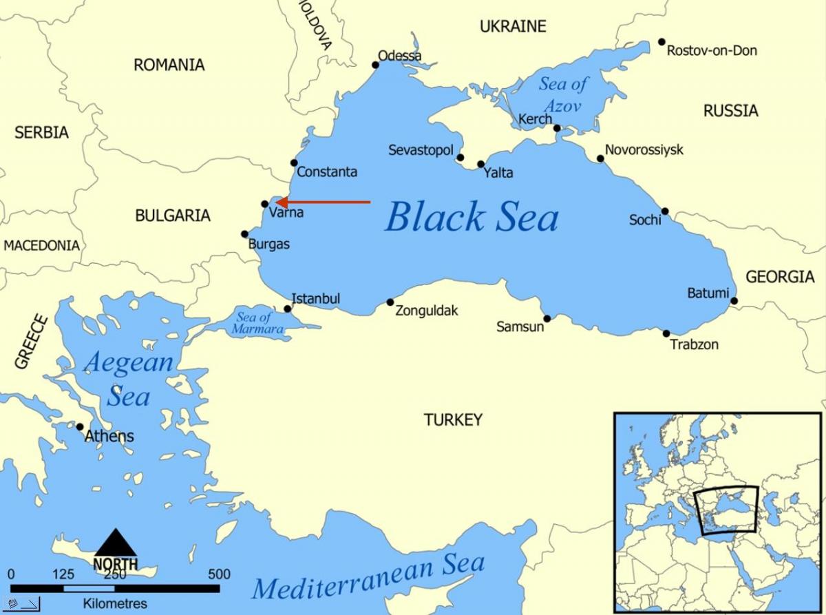 Бугарија локација на мапата на светот