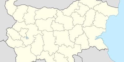 Карта на Бугарија мапата вектор