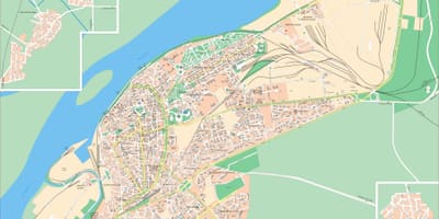 Русе, Бугарија мапа