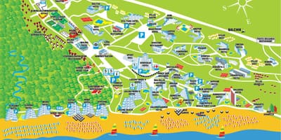 Мапата albena Бугарија